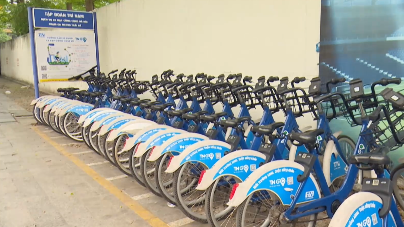 Hà Nội mở rộng thí điểm xe đạp công cộng ra ngoại thành