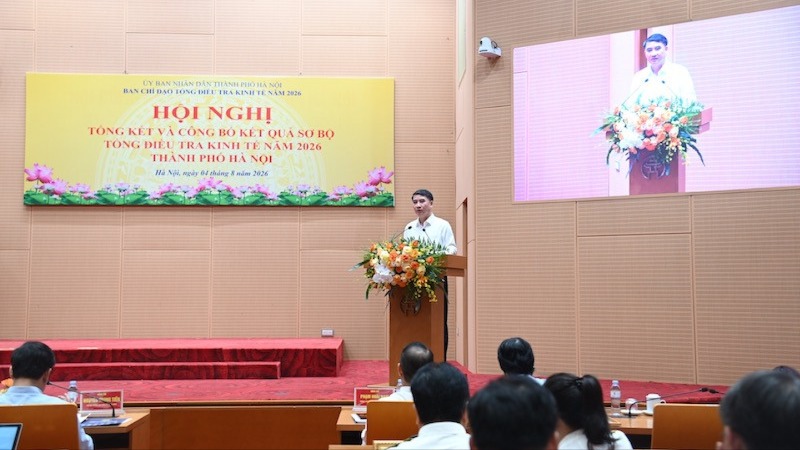 Hà Nội công bố kết quả sơ bộ Tổng điều tra kinh tế 2026