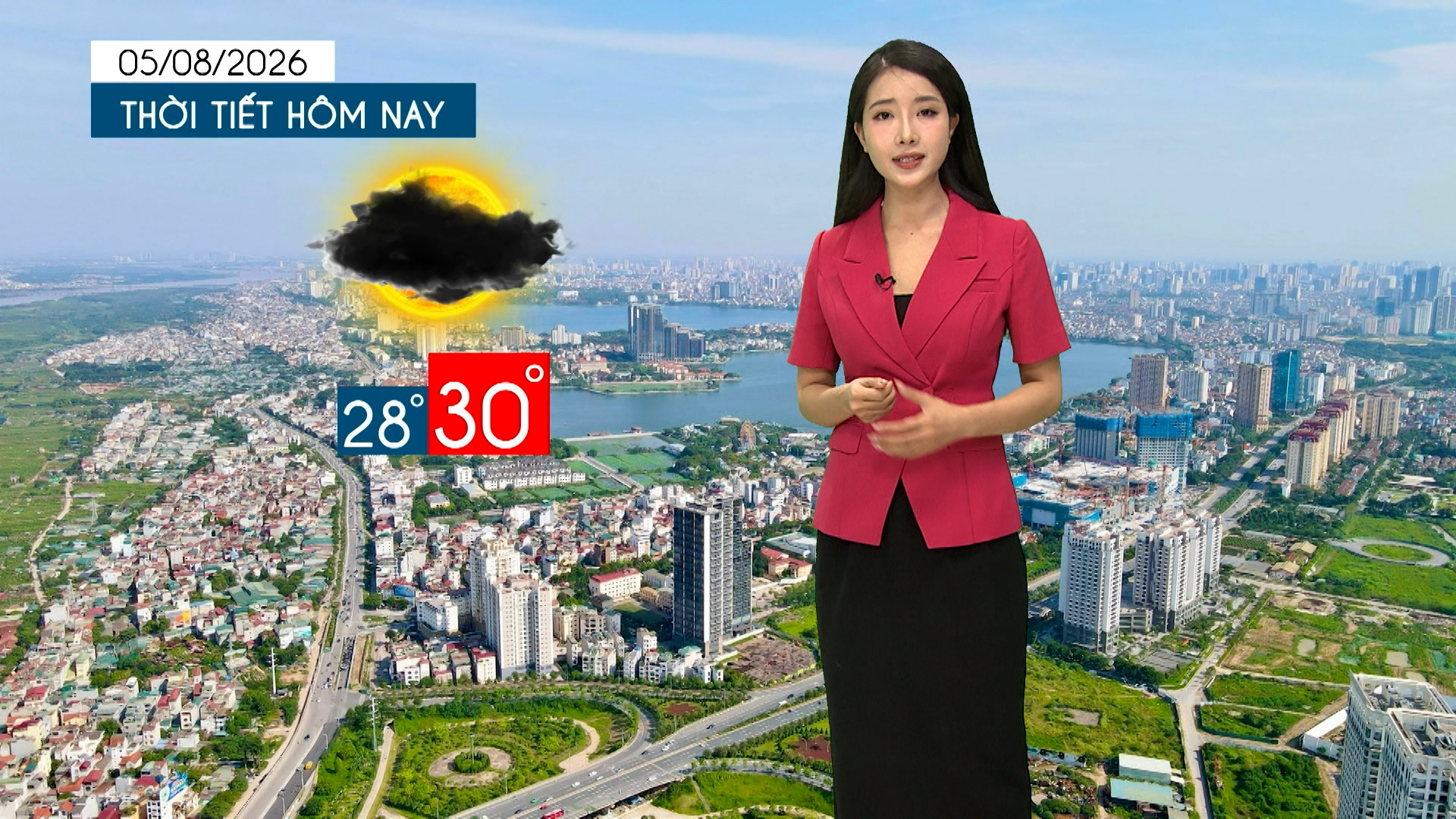 Dự báo thời tiết tối | 05/08/2026