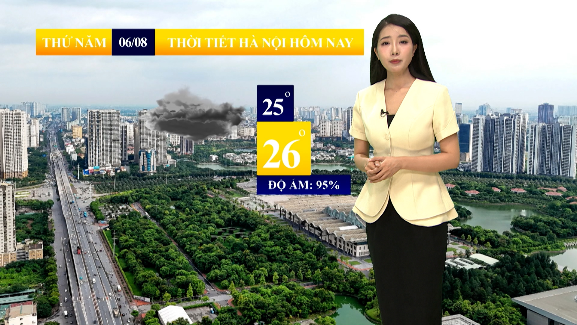 Dự báo thời tiết sáng | 06/08/2026