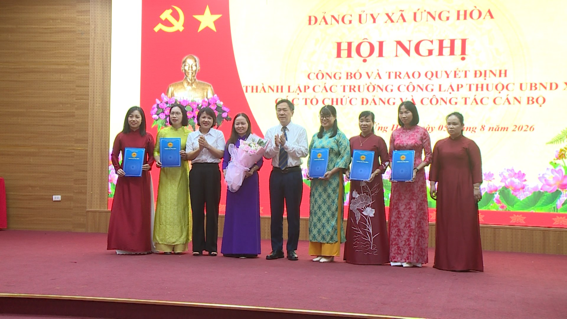 Xã Ứng Hòa hoàn thành sắp xếp 27 trường công lập