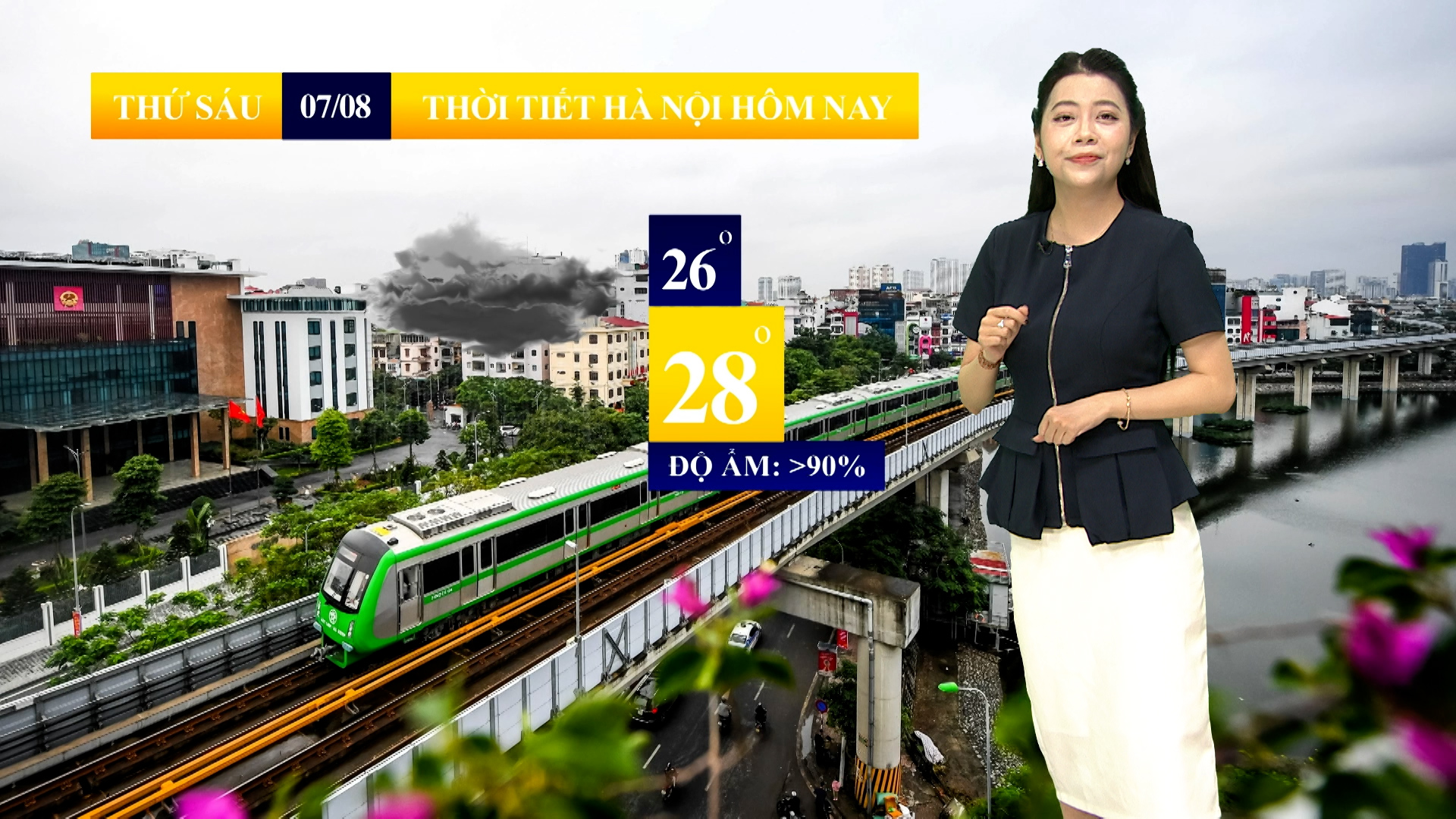 Dự báo thời tiết sáng | 07/08/2026