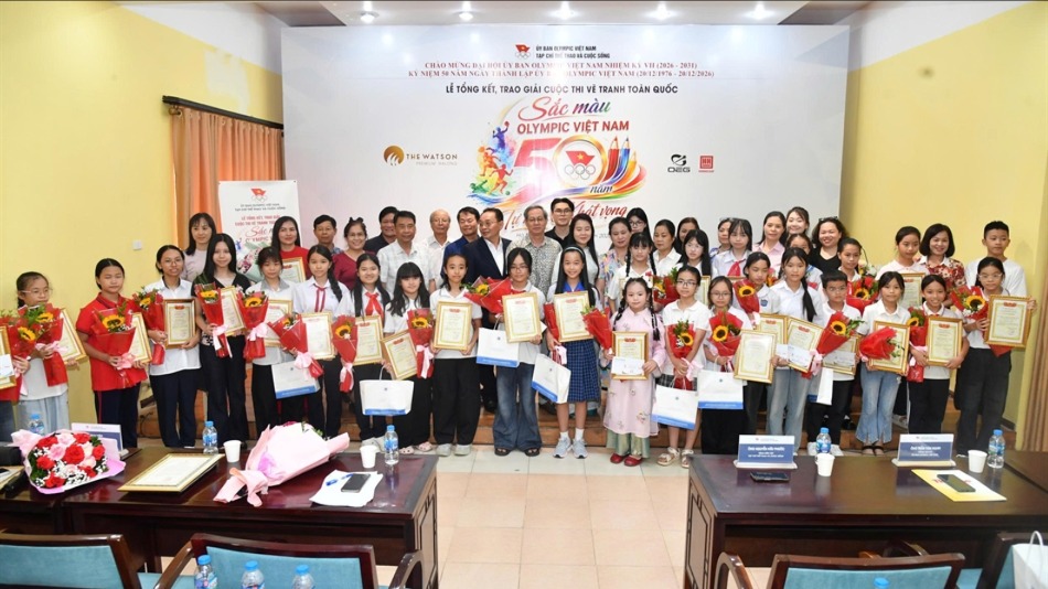 Trao giải và triển lãm cuộc thi vẽ tranh toàn quốc dành cho học sinh