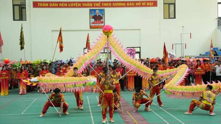 Giải Lân Sư Rồng Hà Nội: Sắc màu trong Festival võ thuật quốc tế