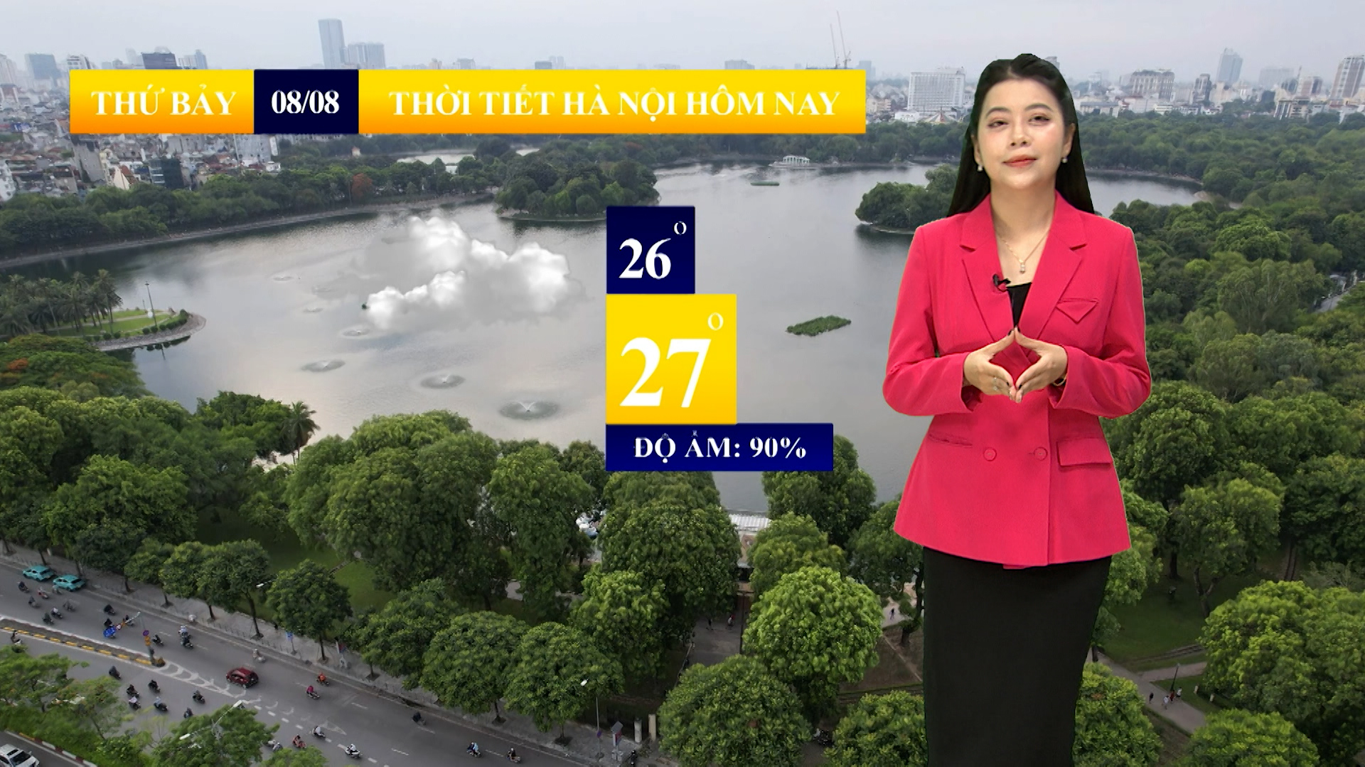 Dự báo thời tiết sáng | 08/08/2026