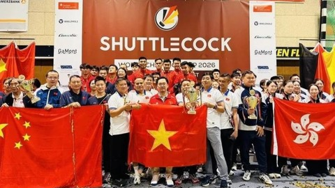 Đá cầu Việt Nam giành 7 HCV tại Giải đá cầu vô địch thế giới 2026