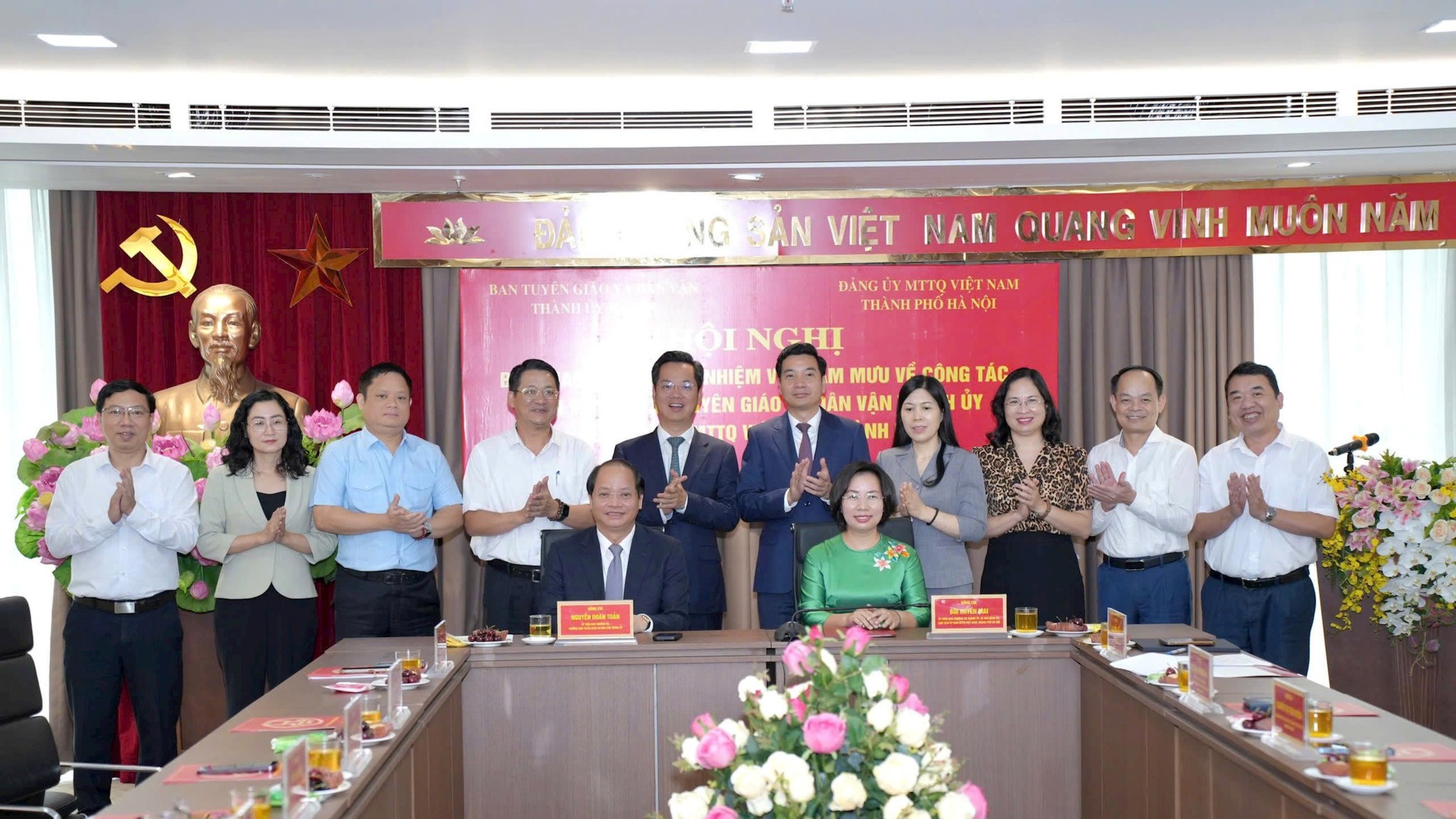 Hà Nội: Đổi tên Ban Tuyên giáo và Dân vận Thành ủy thành Ban Tuyên giáo Thành ủy
