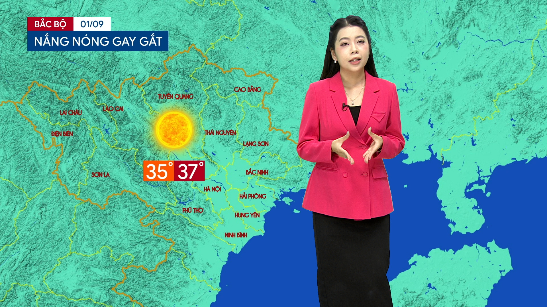 Dự báo thời tiết tối | 01/09/2026