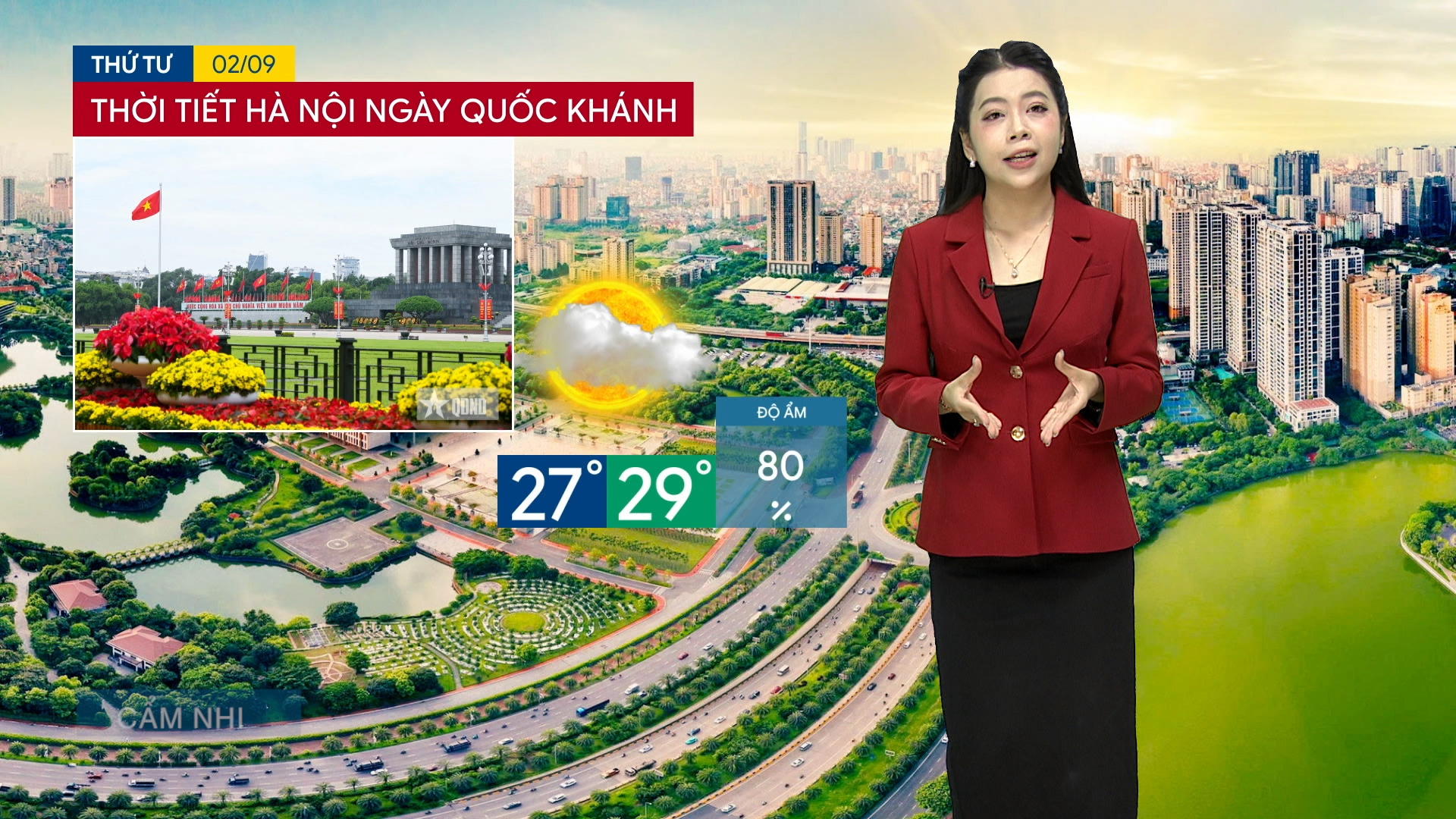 Dự báo thời tiết sáng | 02/09/2026