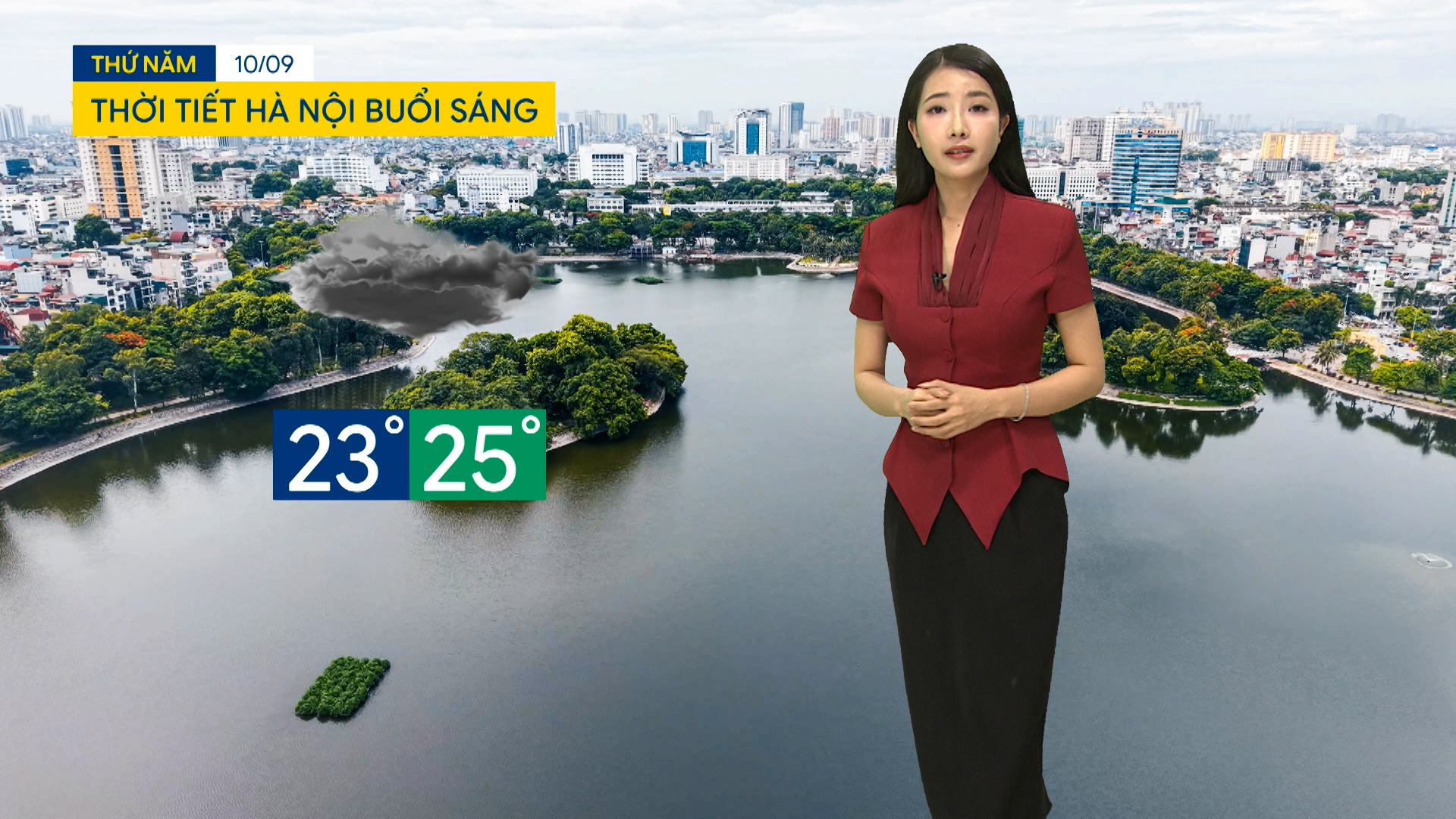 Dự báo thời tiết sáng | 10/09/2026