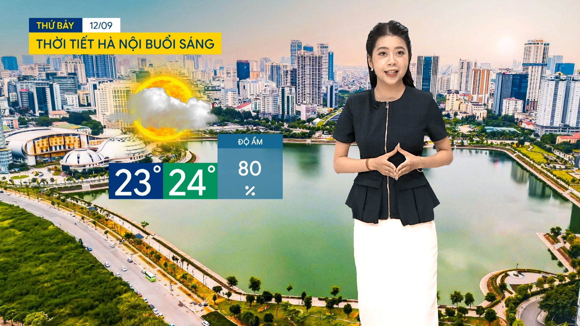 Dự báo thời tiết sáng | 12/09/2026