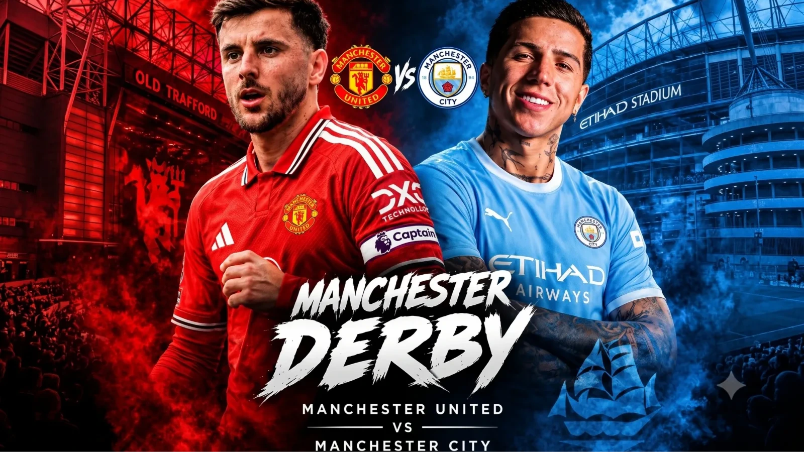 Hai đội bóng thành Manchester hướng tới trận derby