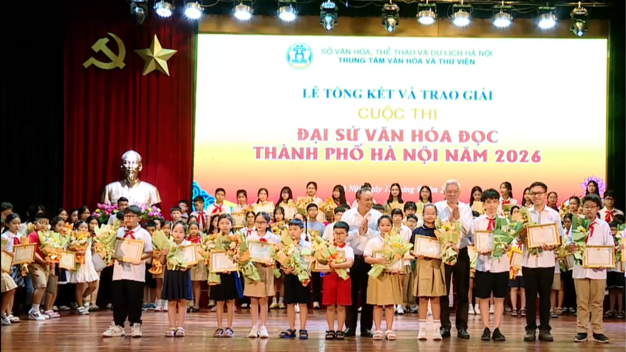 Tôn vinh 130 Đại sứ văn hóa đọc Thủ đô năm 2026