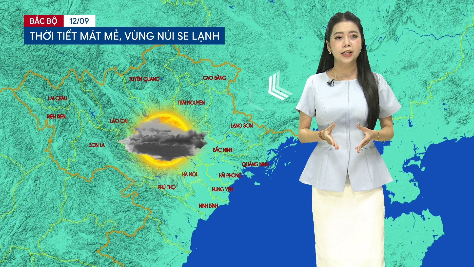 Dự báo thời tiết tối | 12/09/2026