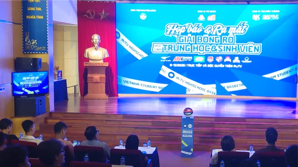 Công bố Giải bóng rổ học sinh THPT và sinh viên 2026