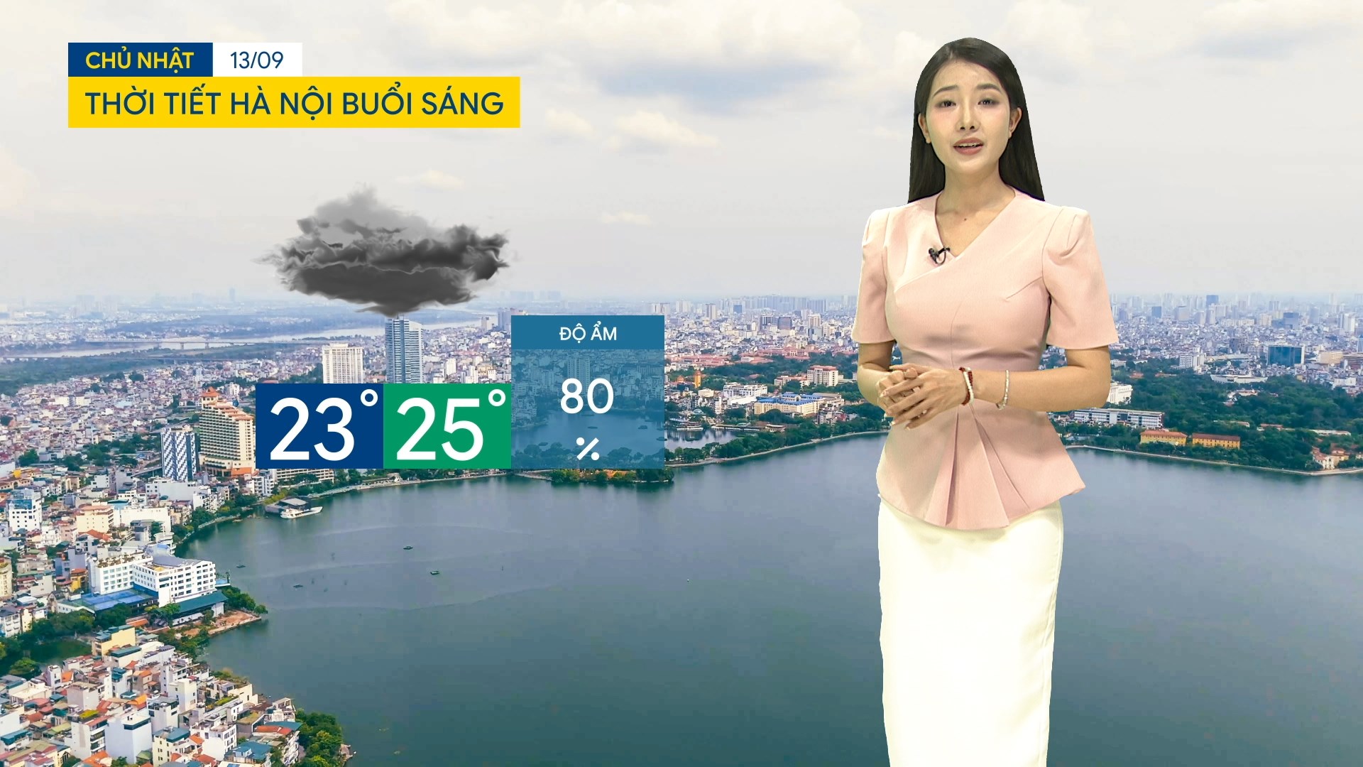 Dự báo thời tiết sáng | 13/09/2026