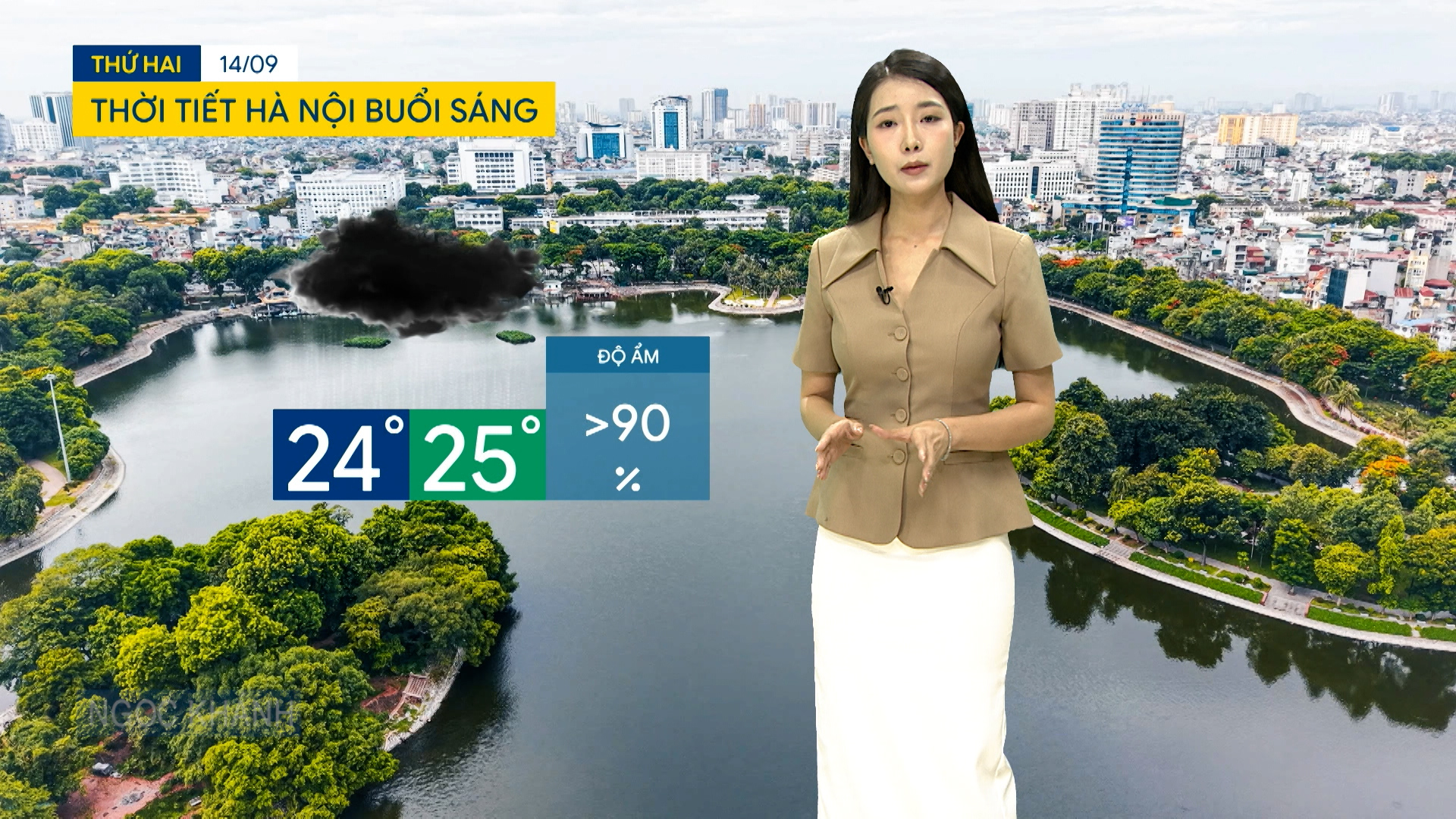 Dự báo thời tiết sáng | 14/09/2026