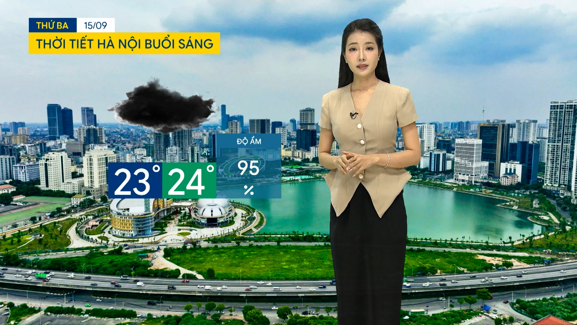 Dự báo thời tiết sáng | 15/09/2026