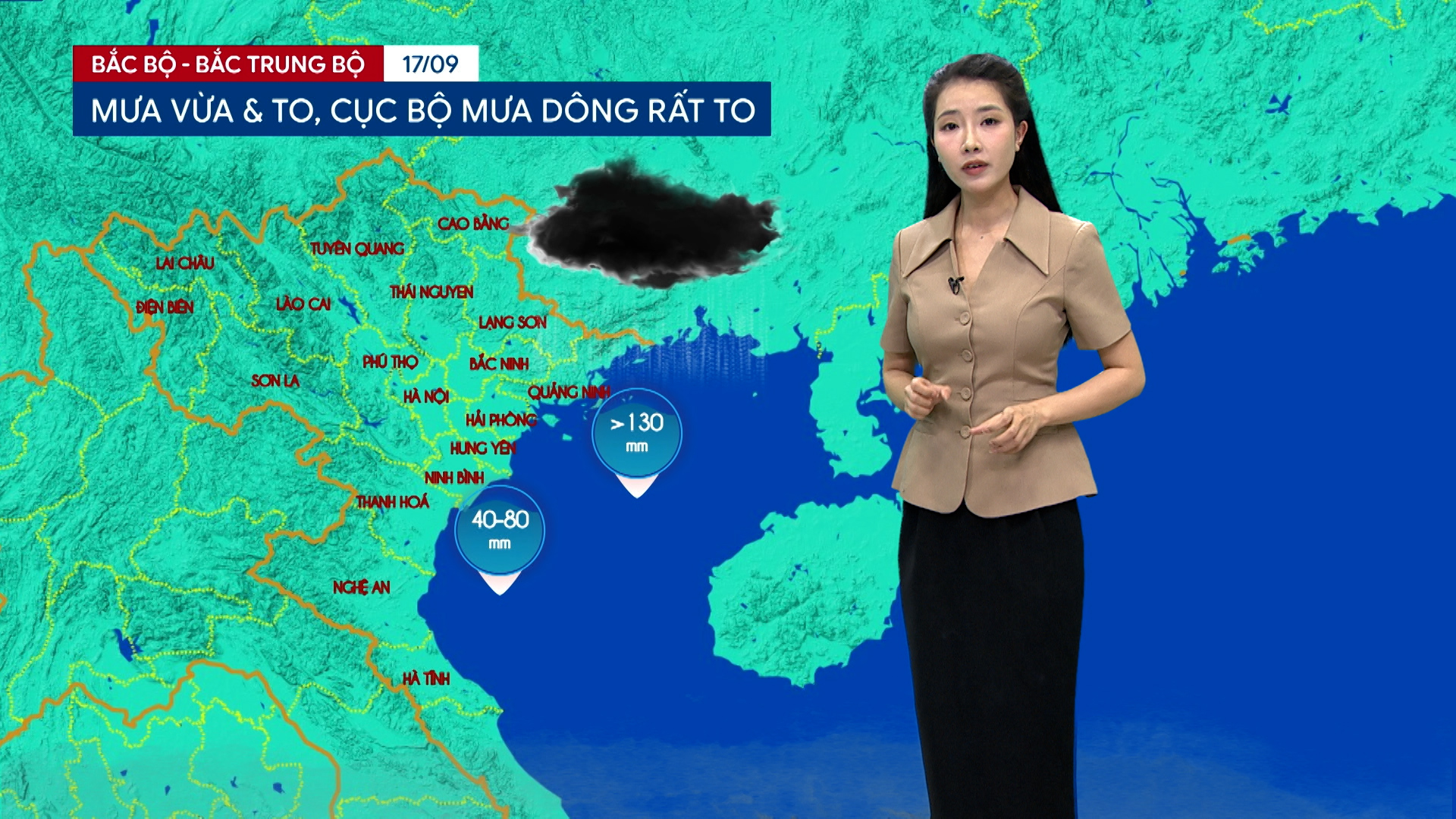 Dự báo thời tiết tối | 17/09/2026