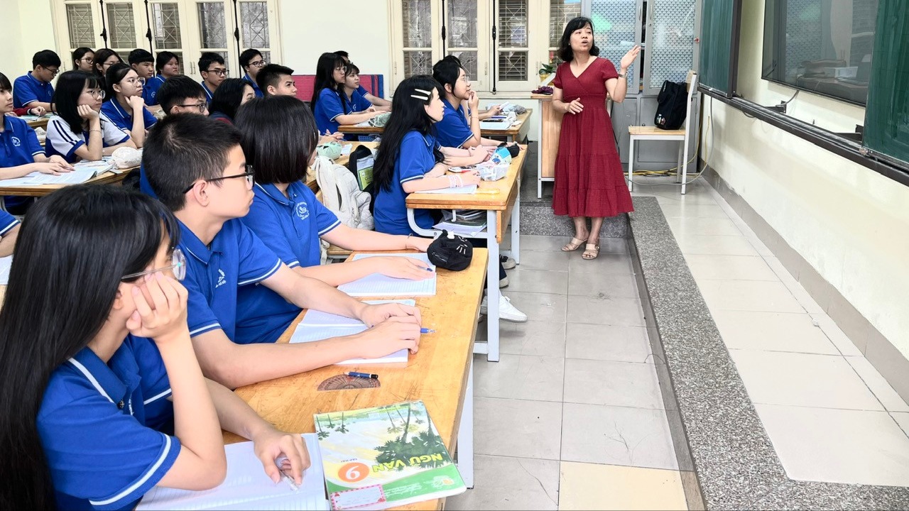 Trường học chủ động điều chỉnh hình thức dạy học theo diễn biến thời tiết