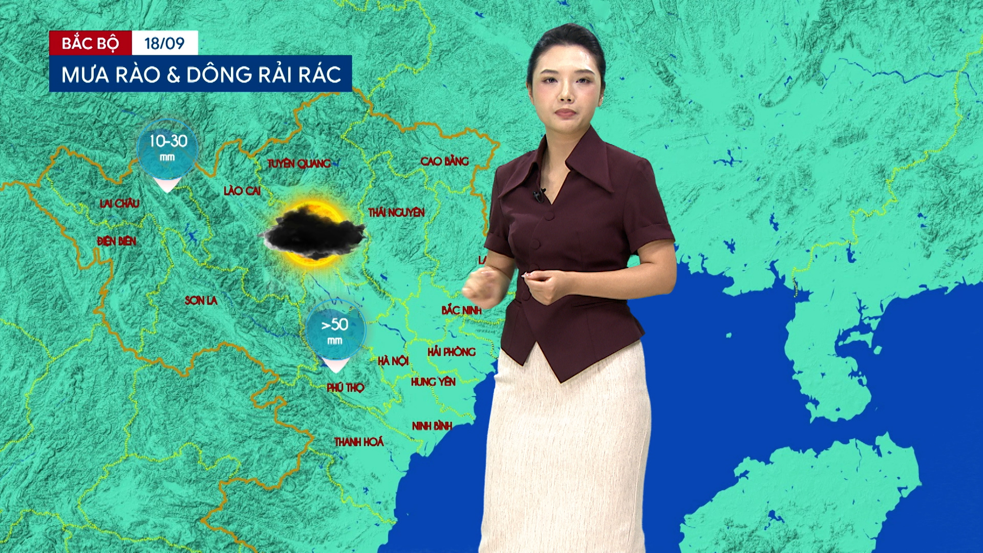 Dự báo thời tiết tối | 18/09/2026