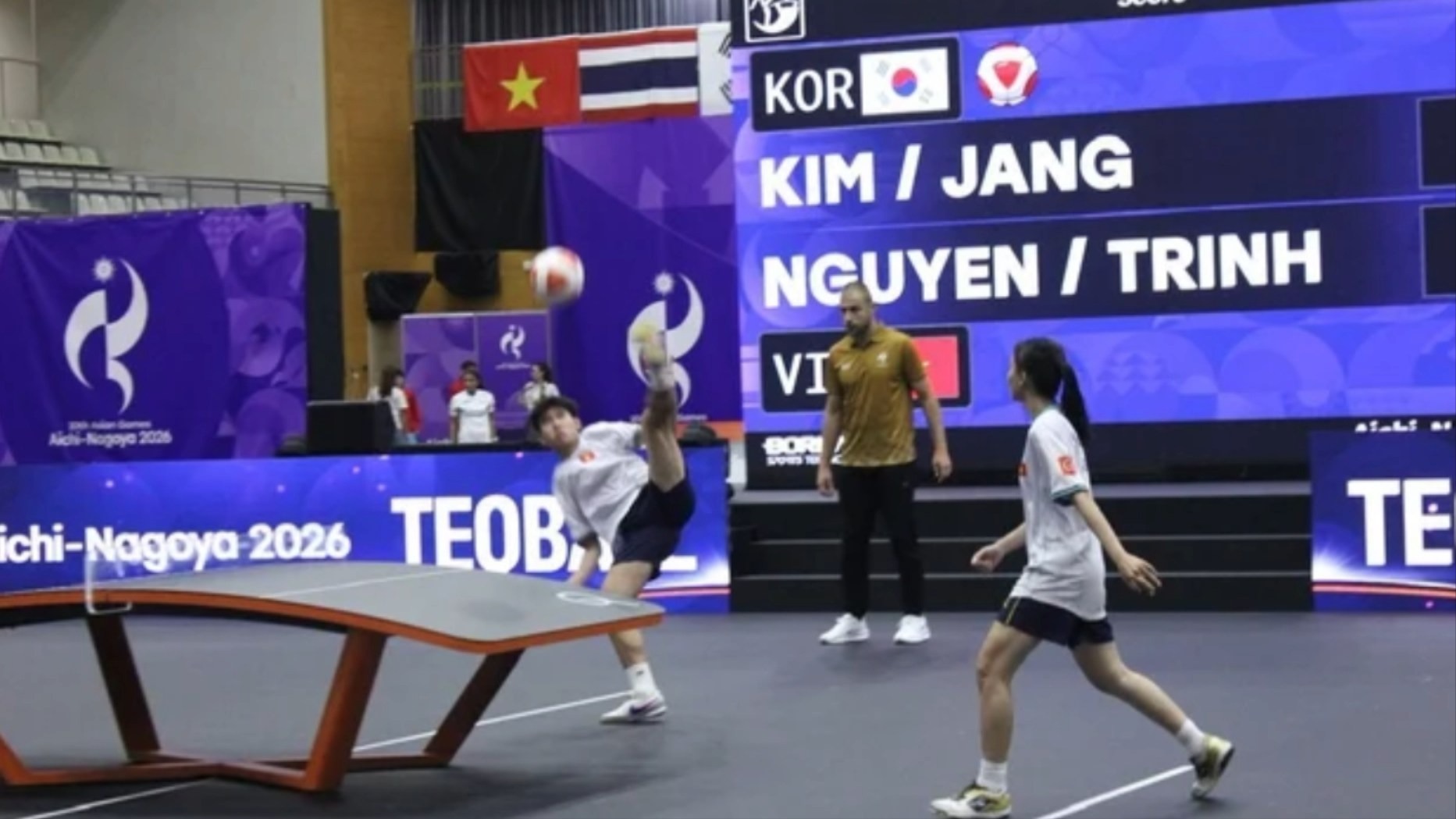 Đội tuyển Teqball Việt Nam vào bán kết ASIAD 20