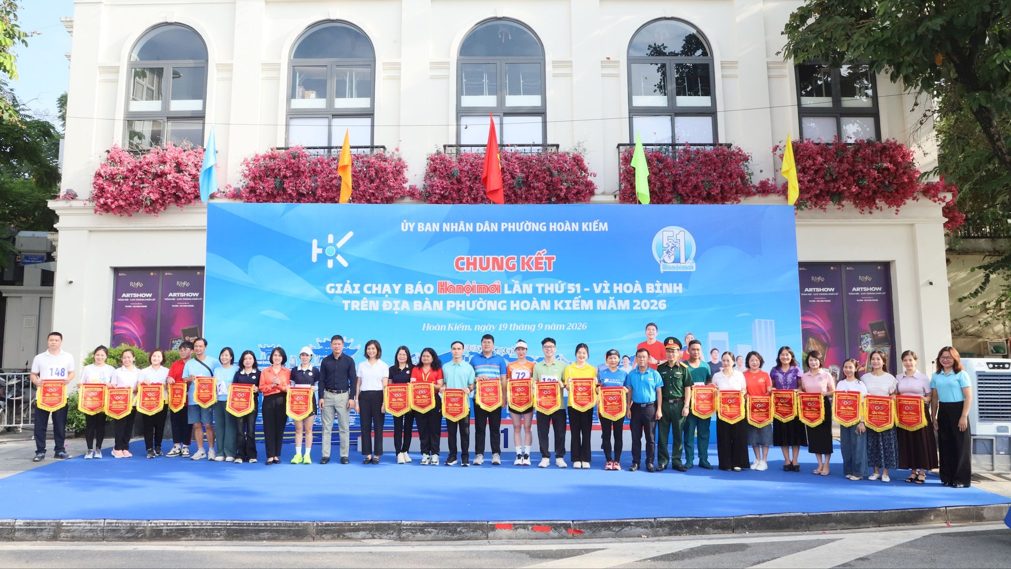 Giải chạy Báo Hànộimới tại phường Hoàng Mai