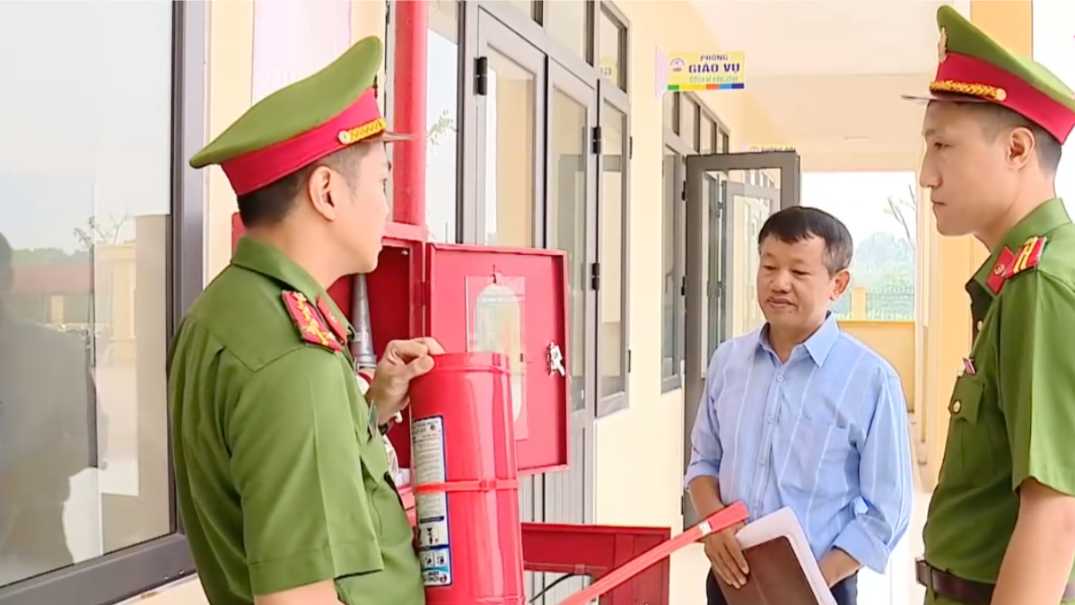 Xã Hòa Lạc: Đảm bảo an toàn PCCC tại trường học