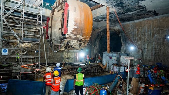 Metro Nhổn - ga Hà Nội tăng tốc thi công đoạn ngầm