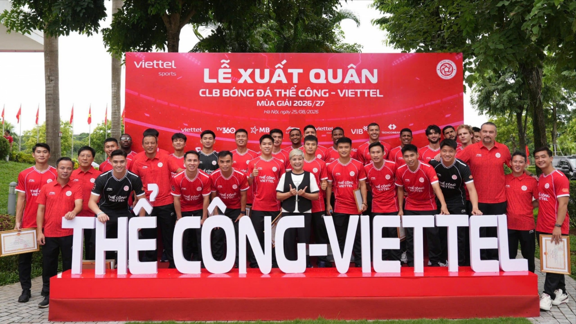 CLB Thể Công Viettel sẵn sàng cho mùa giải mới
