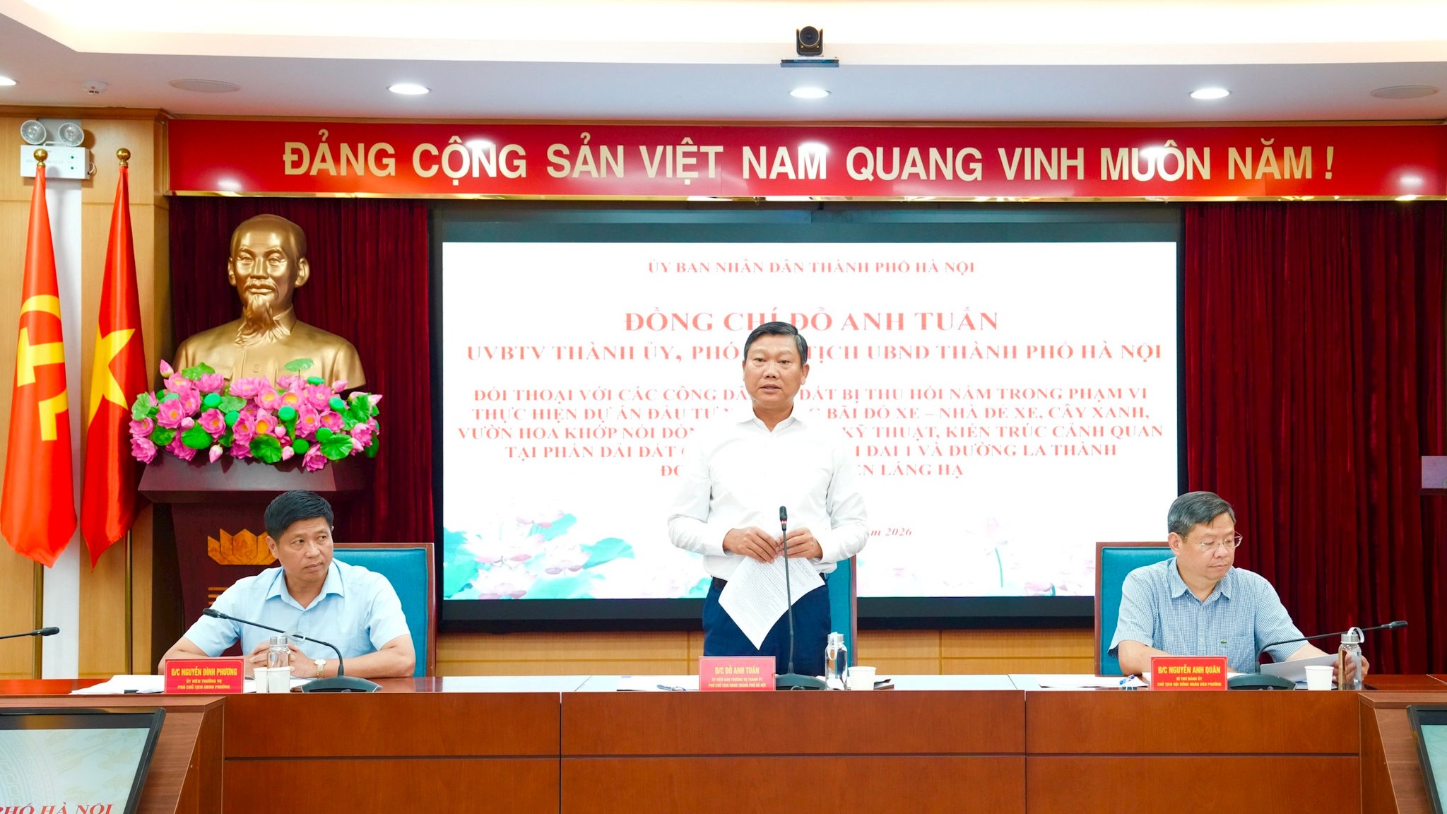 Tạo điều kiện tốt nhất cho người dân dự án bãi đỗ xe Vành đai 1