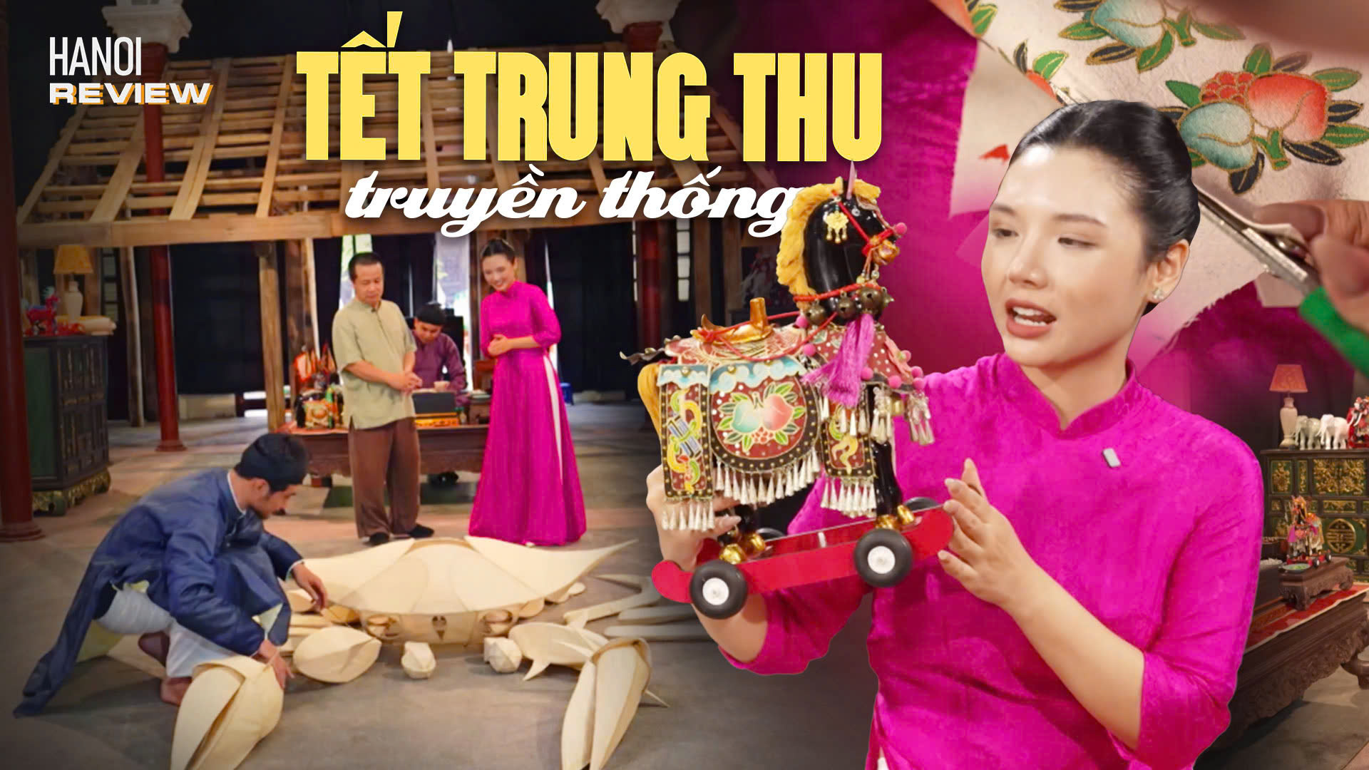 Trải nghiệm Tết Trung thu truyền thống từ những món đồ thủ công | HANOI Review | 02/09/2026