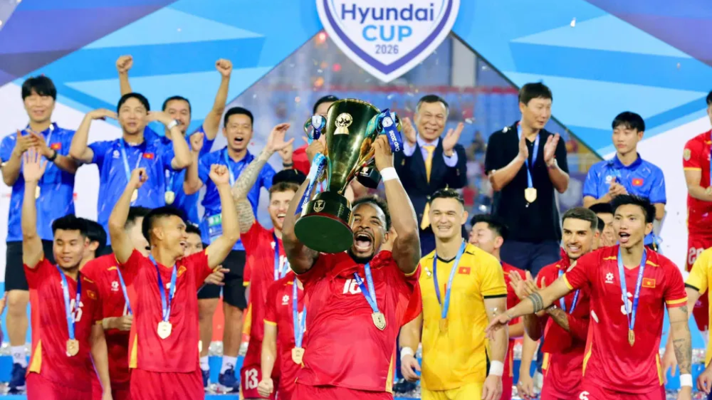 Đội tuyển Việt Nam tăng lên hạng 98 FIFA