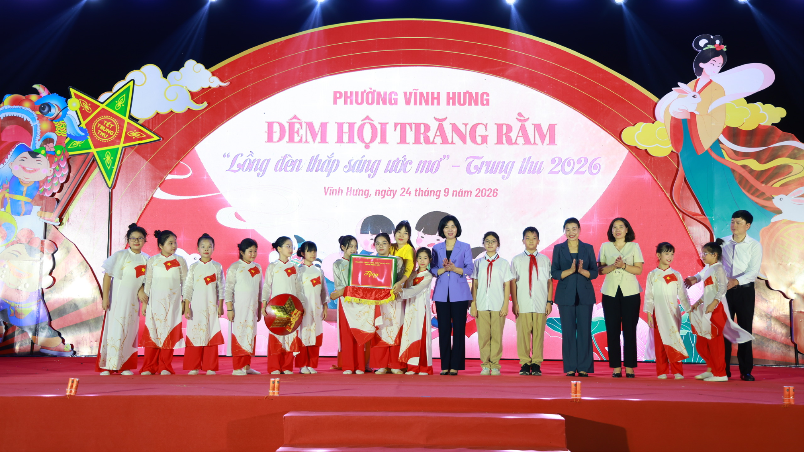 Ấm áp Trung thu tại phường Vĩnh Hưng 