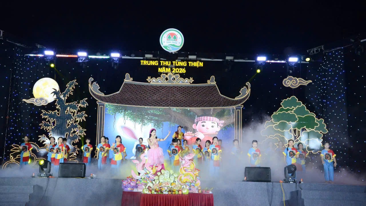 Trung thu ấm áp rộn ràng ở phường Tùng Thiện