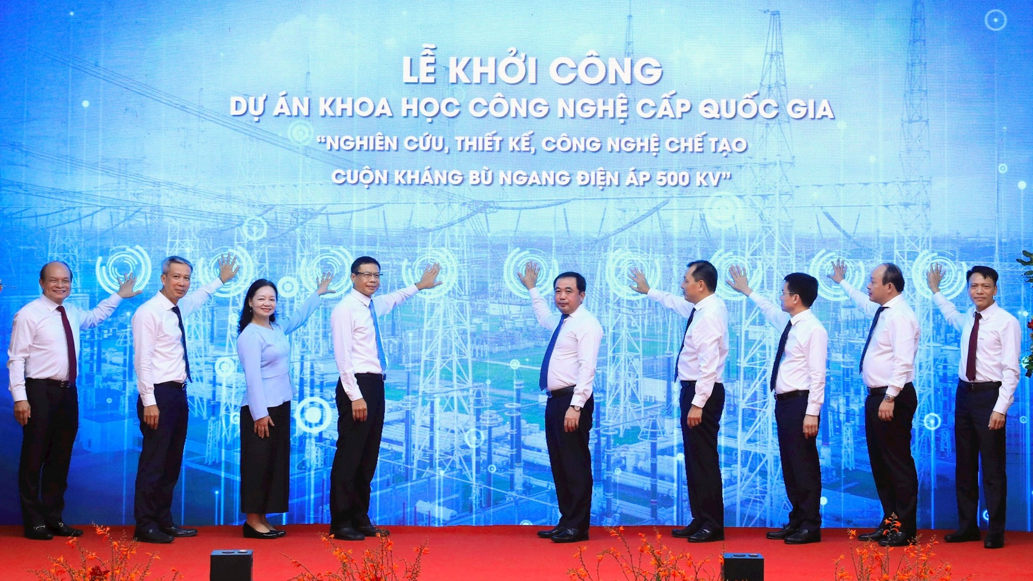 Khởi công dự án chế tạo cuộn kháng bù ngang điện áp 500 kV