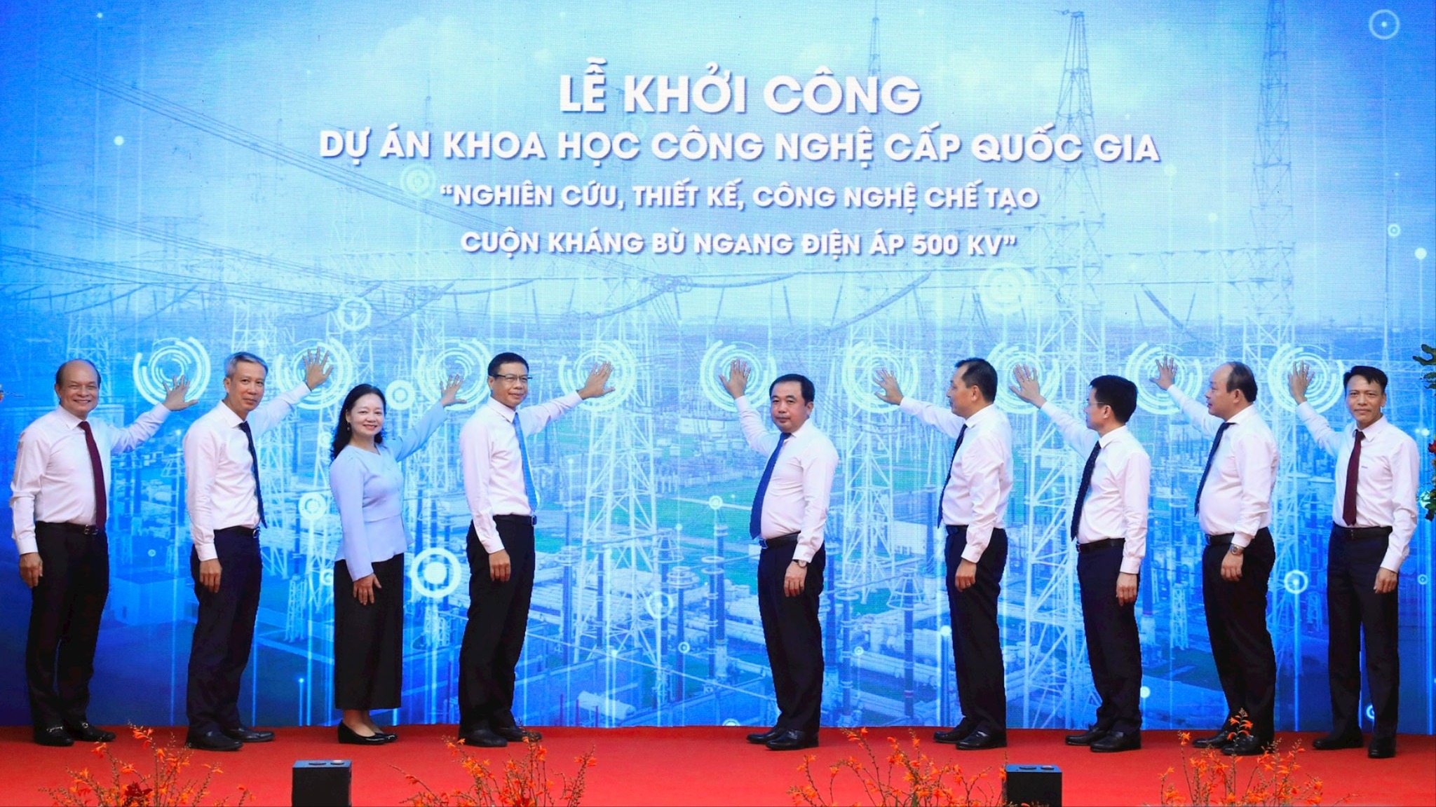 Khởi công Dự án chế tạo cuộn kháng bù ngang điện áp 500 kV