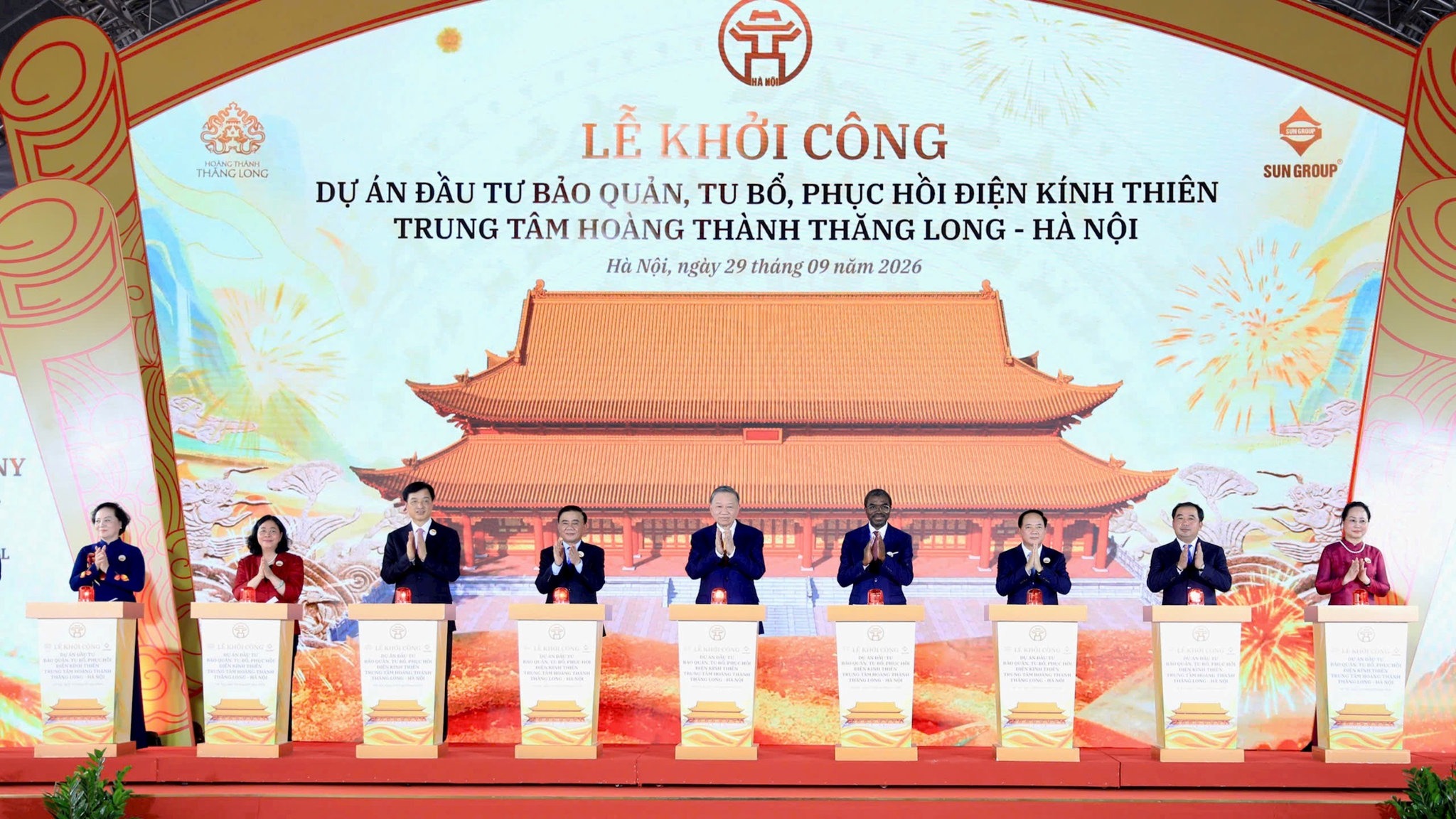 Khởi công tu bổ, phục hồi Điện Kính Thiên: Kết nối quá khứ, hiện tại và tương lai