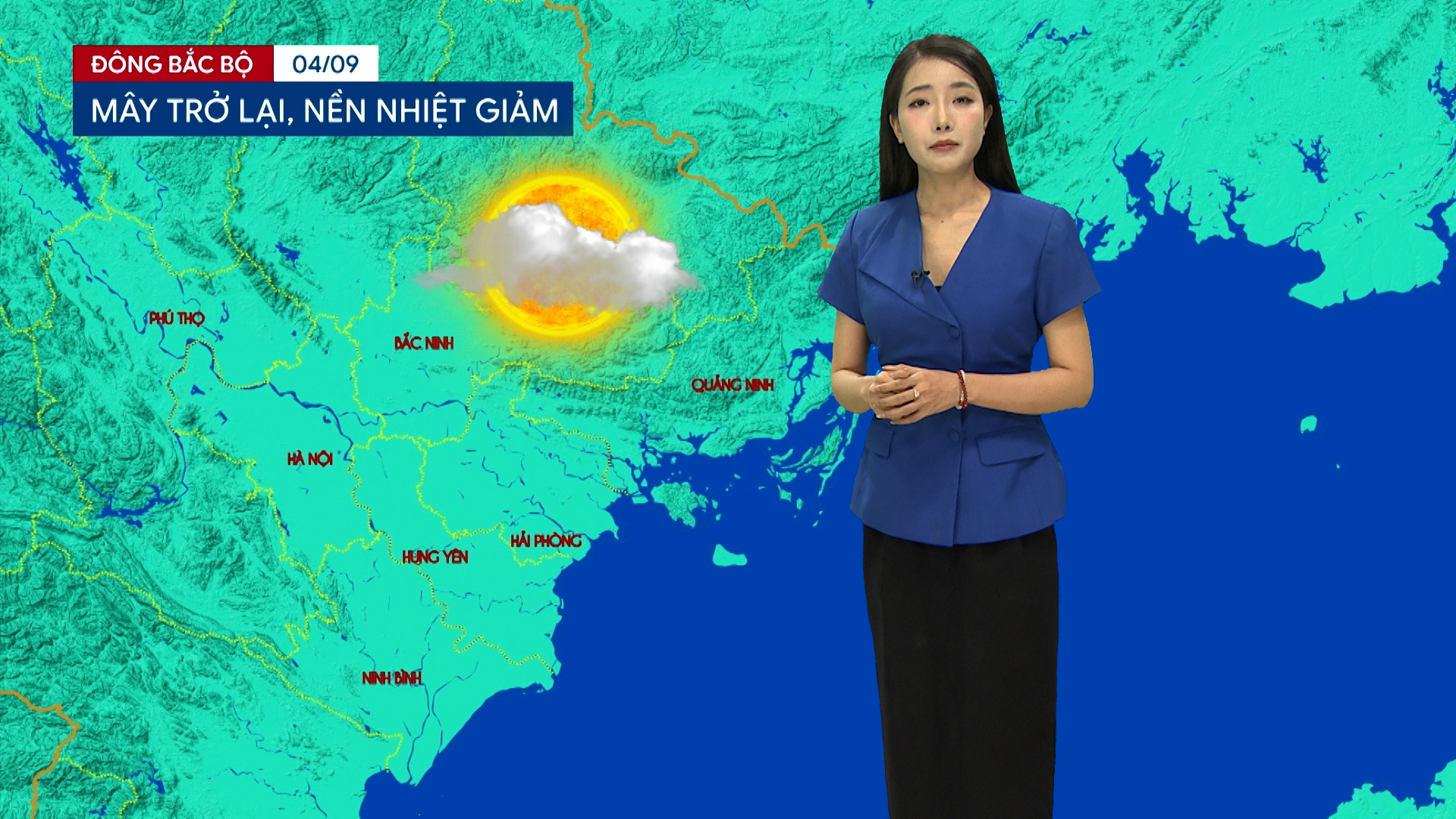 Dự báo thời tiết tối | 04/09/2026