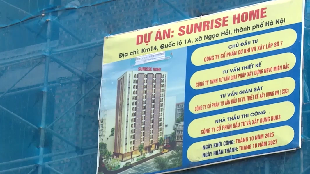 Dự án nhà ở xã hội SUNRISE HOME phấn đấu về đích sớm