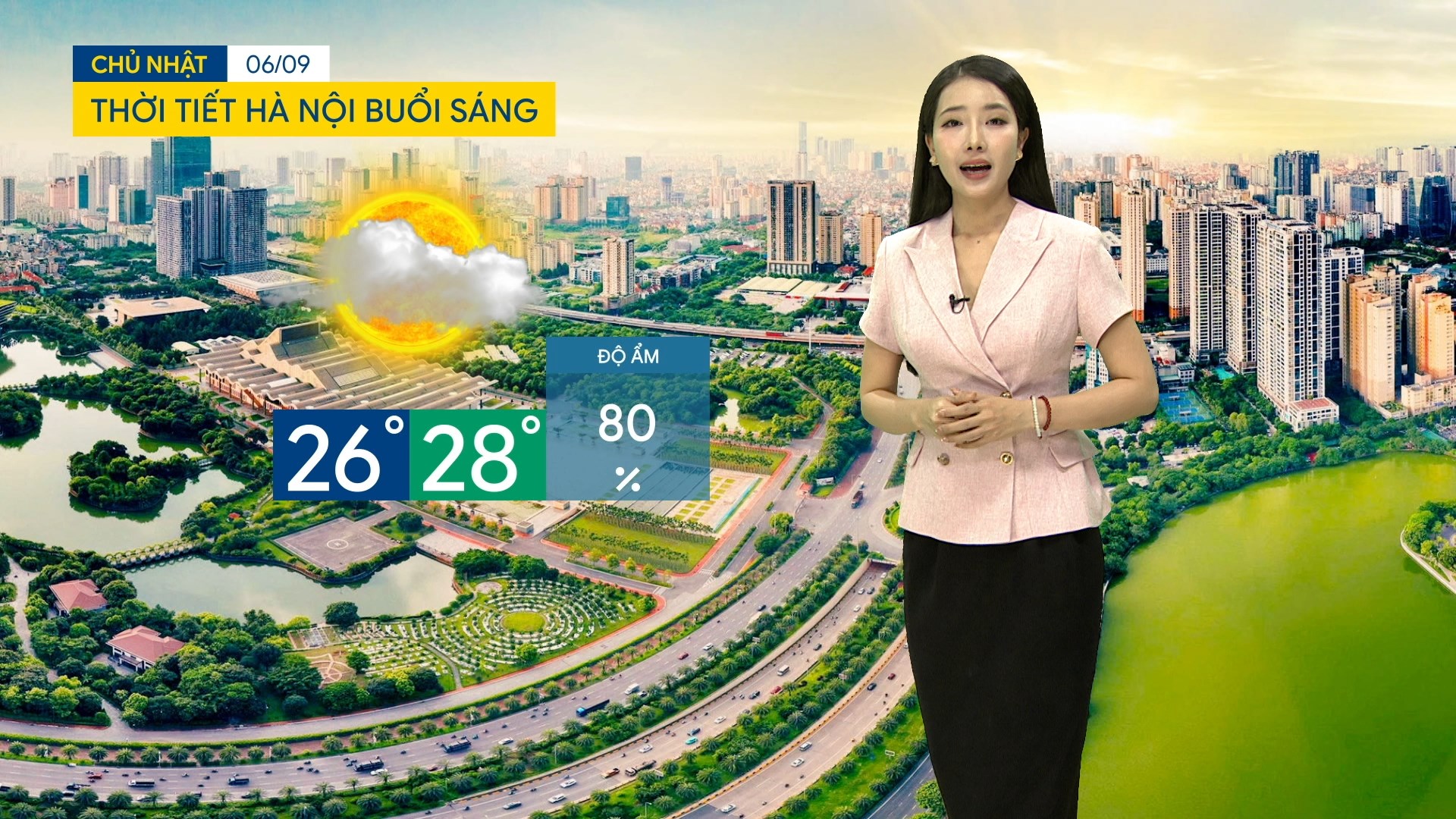 Dự báo thời tiết sáng | 06/09/2026