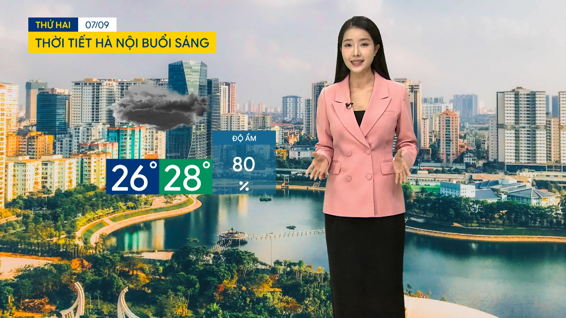 Dự báo thời tiết sáng | 07/09/2026
