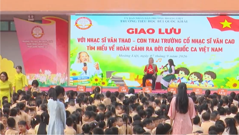 Đưa câu chuyện về bài hát Tiến Quân ca đến gần với học sinh