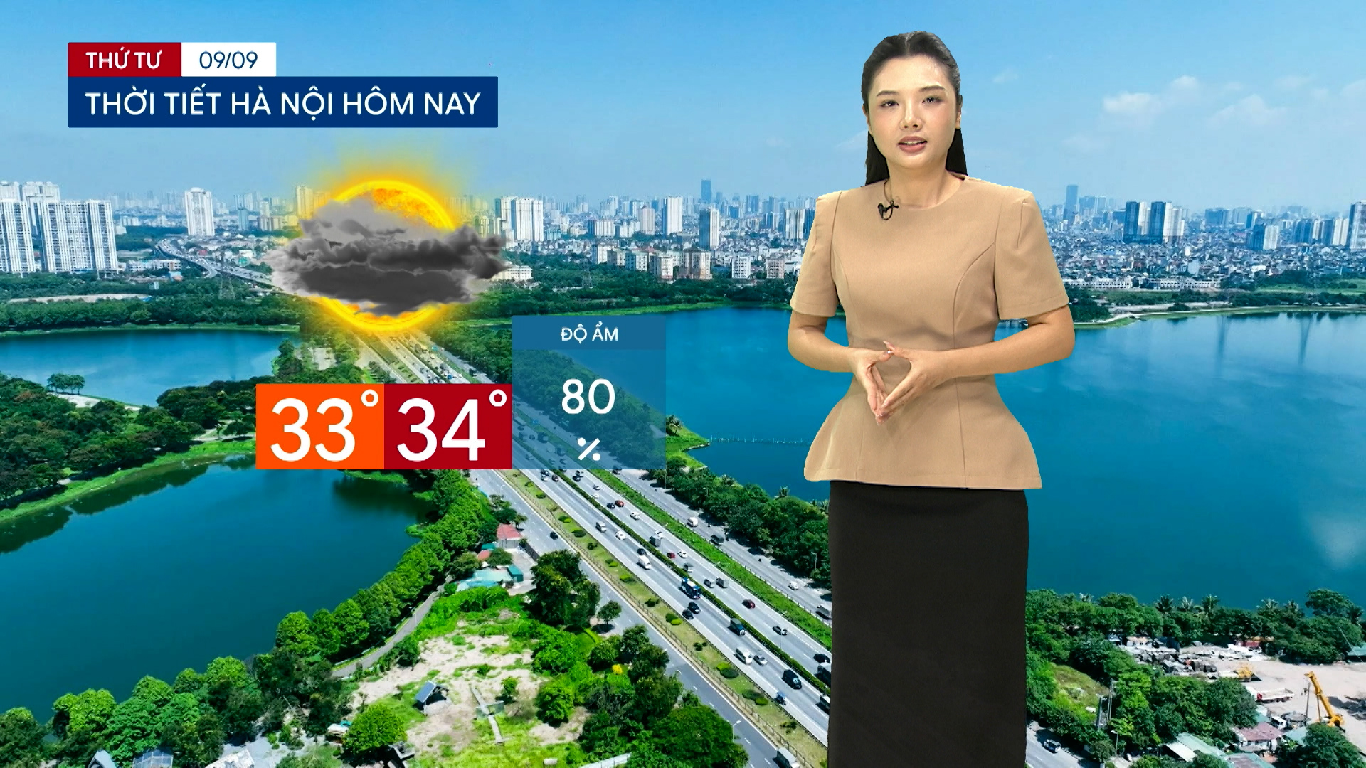 Dự báo thời tiết tối | 09//09/2026