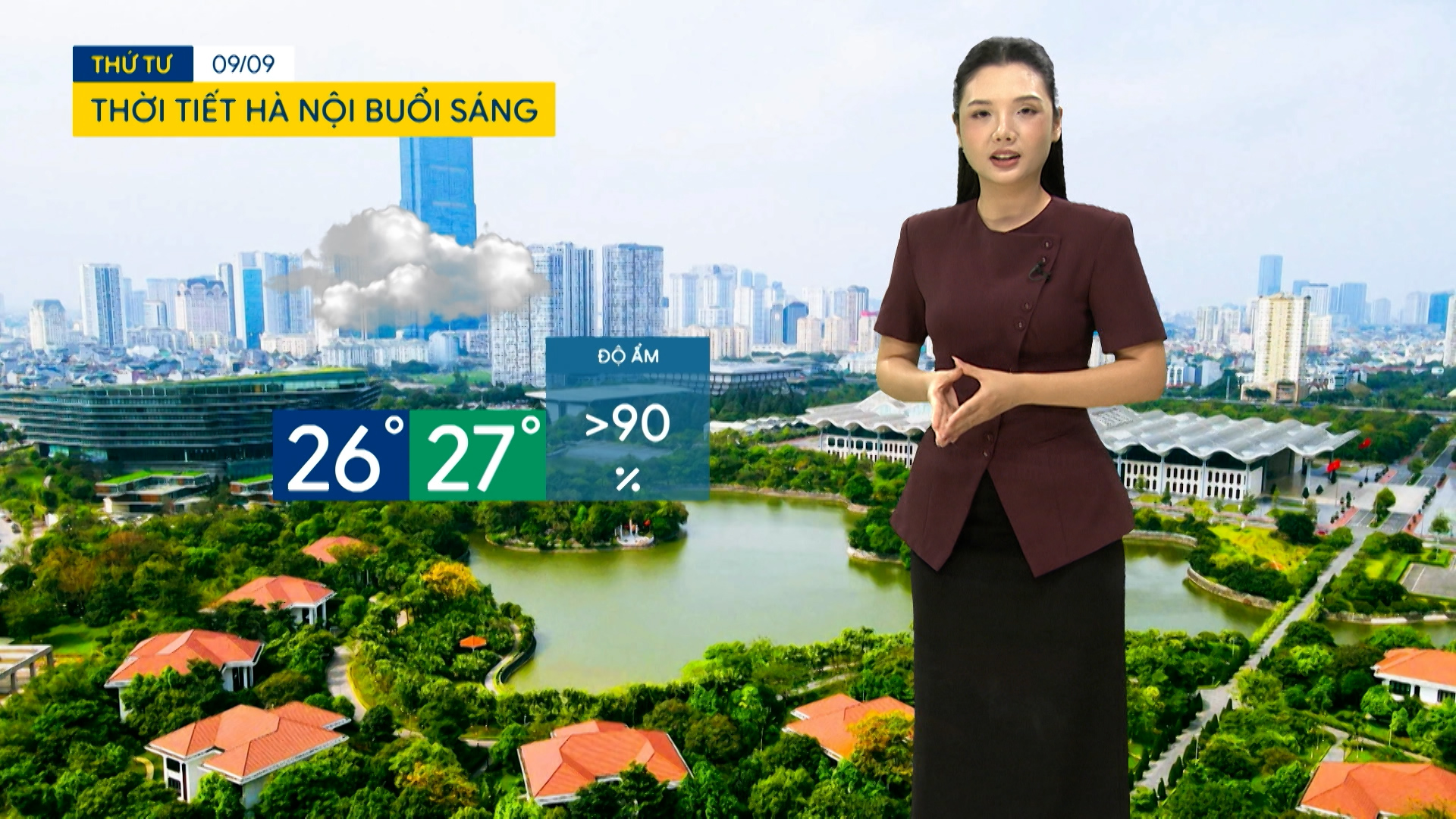 Dự báo thời tiết sáng | 09/09/2026