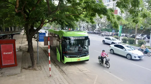 5 tuyến xe buýt điện sắp hoạt động ở Hà Nội