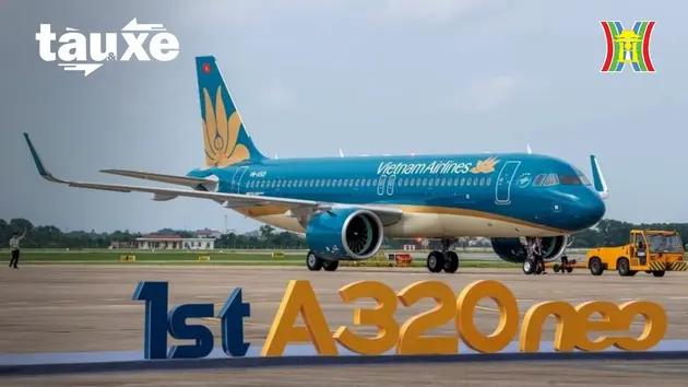 Vietnam Airlines nhận tàu bay Airbus A320 Neo đầu tiên | Bản tin Tàu và Xe | 08/07/2024