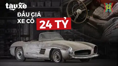 Chiếc xe cổ Mercedes 300SL được đấu giá 24 tỷ đồng | Bản tin Tàu và Xe | 23/09/2024