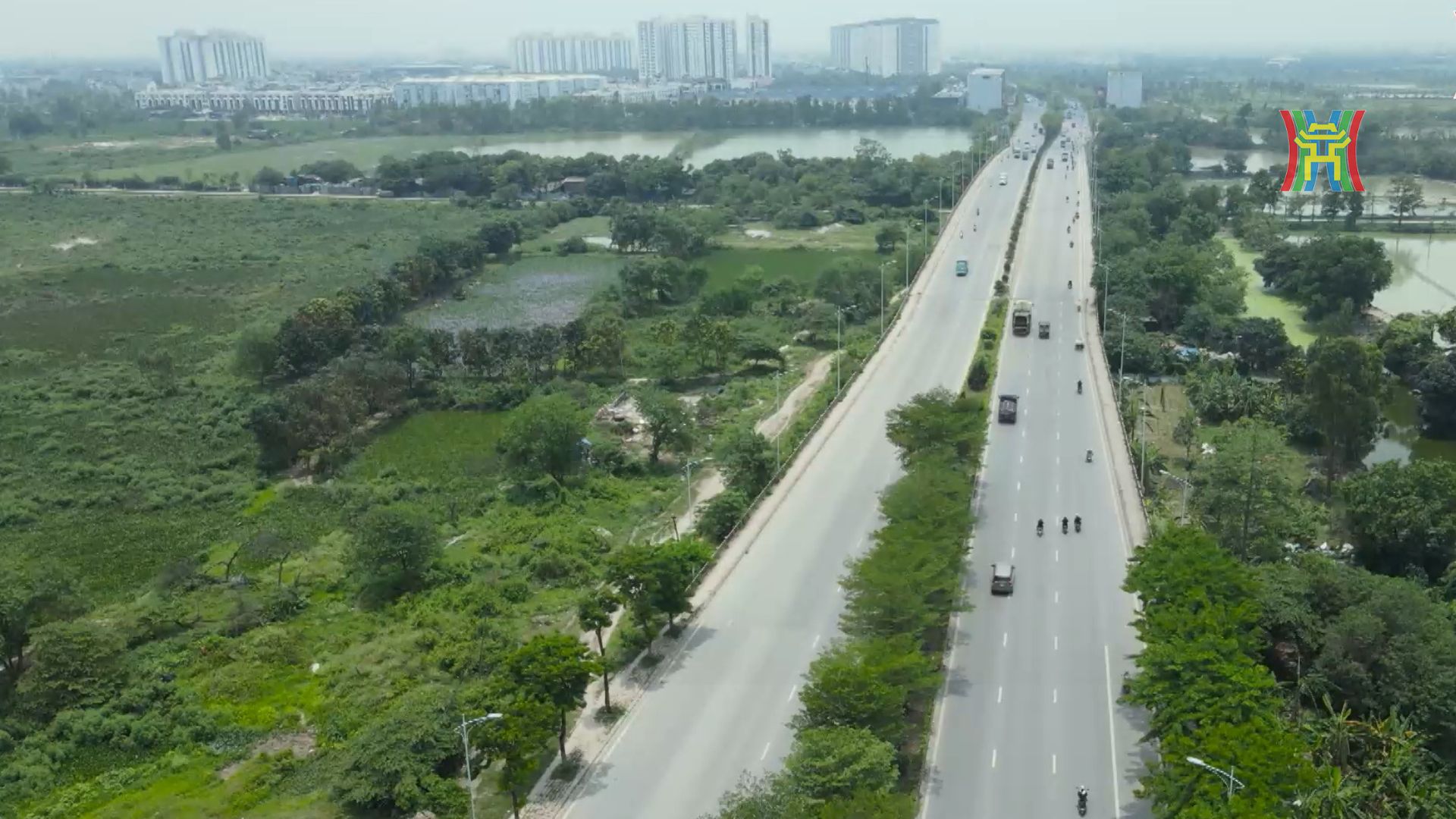 Những trục đường xanh ở cửa ngõ Thủ đô