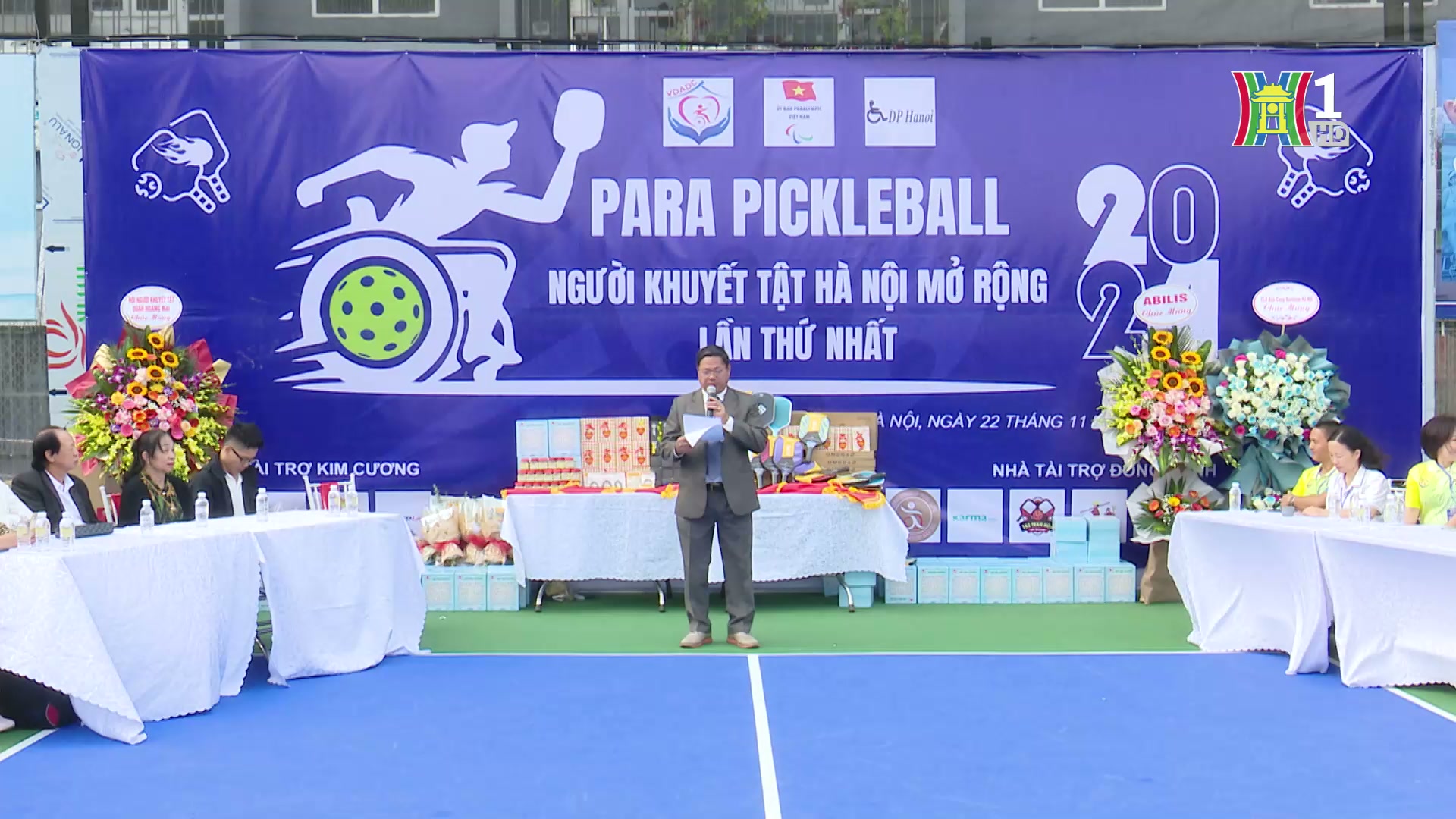 Khai mạc Giải Para Pickleball Hà Nội mở rộng lần thứ nhất